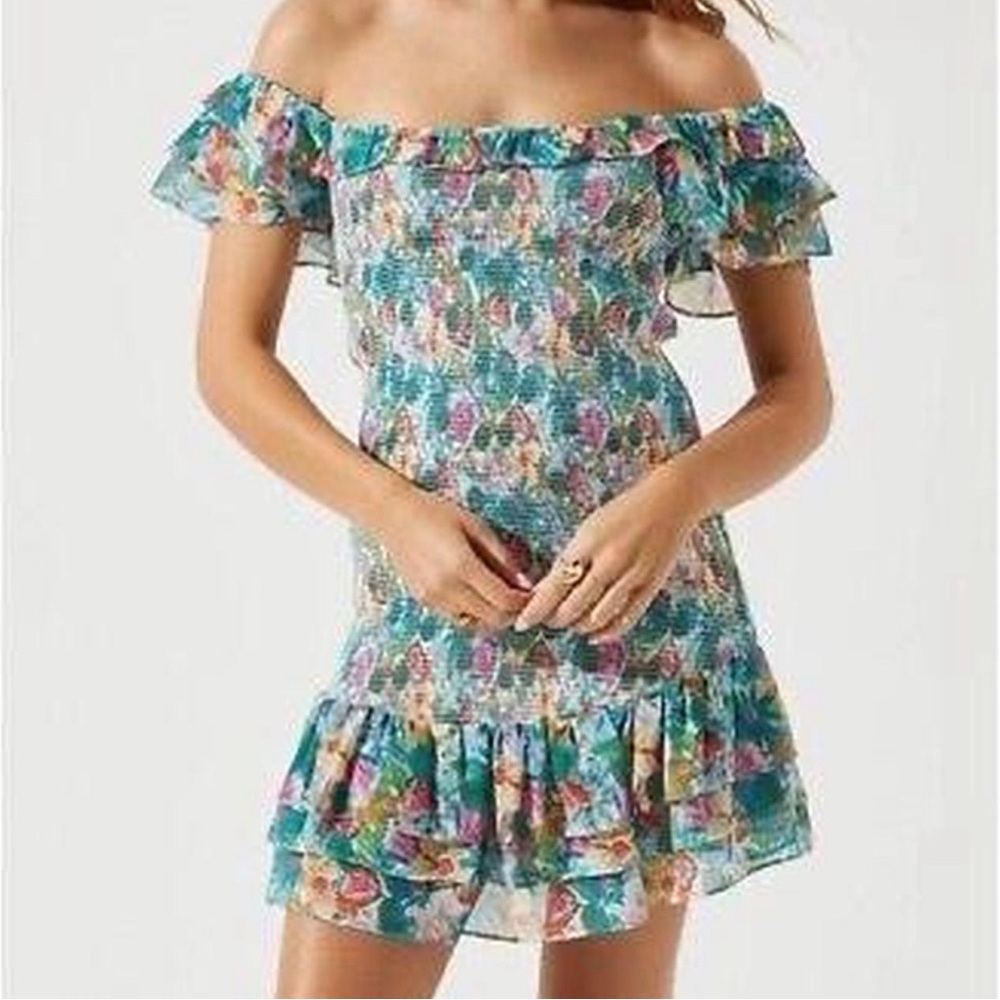 ASTR The Label Floral Dress, size L